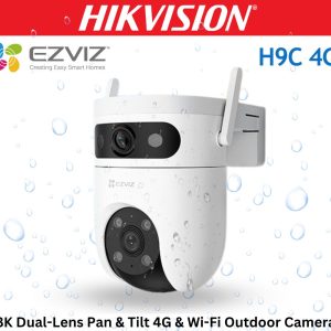 EZVIZ H9c 3K Dual-Lens Pan & Tilt 4G & Wi-Fi Camera