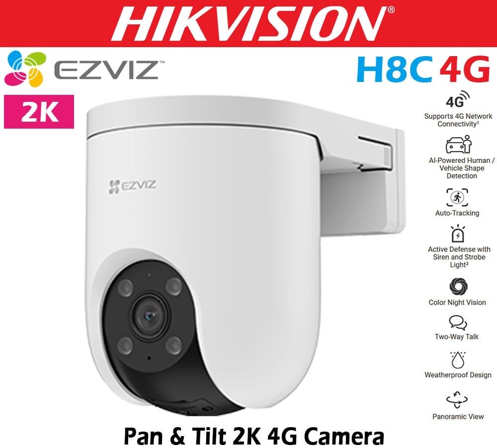 EZVIZ H8C 4G Smart Security Camera