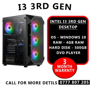 I3 3rd Gen Desktop Pc