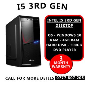 I5 3RD GEN DESKTOP PC